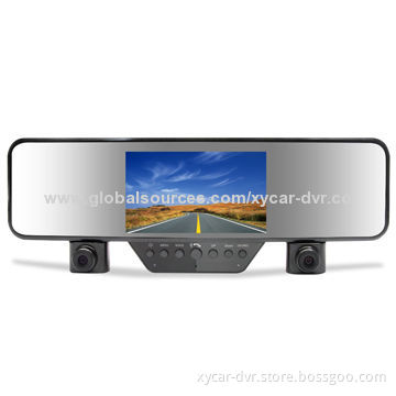CAR video camera, 4.3-inch super HD TFT LCD screen with loop recording/G-sensor function